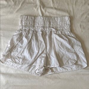FP Movement by Free People Cream High-Waisted Shorts